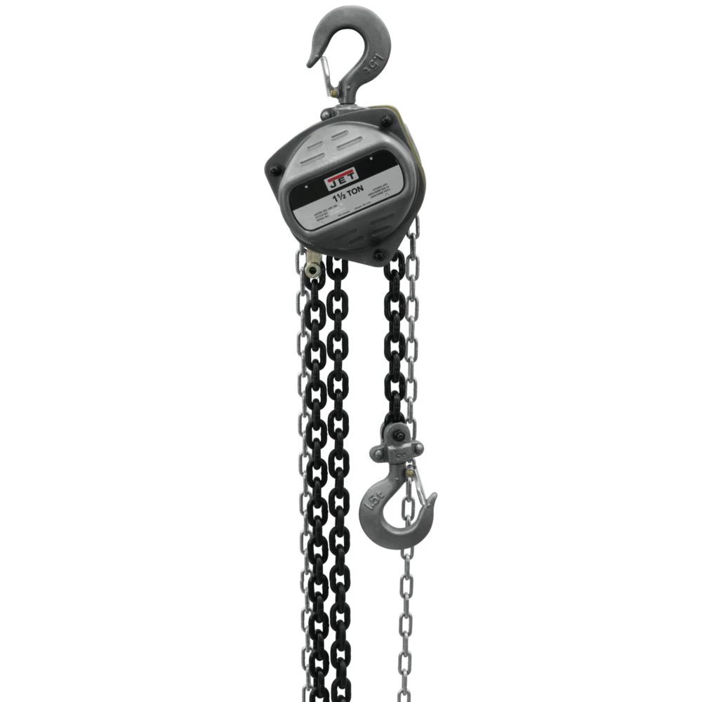 JET S90-150-20 1-1/2 Ton Hand Chain Hoist With 20 Ft. Lift 3 JET S90-150-20 1-1/2 Ton Hand Chain Hoist With 20 Ft. Lift
