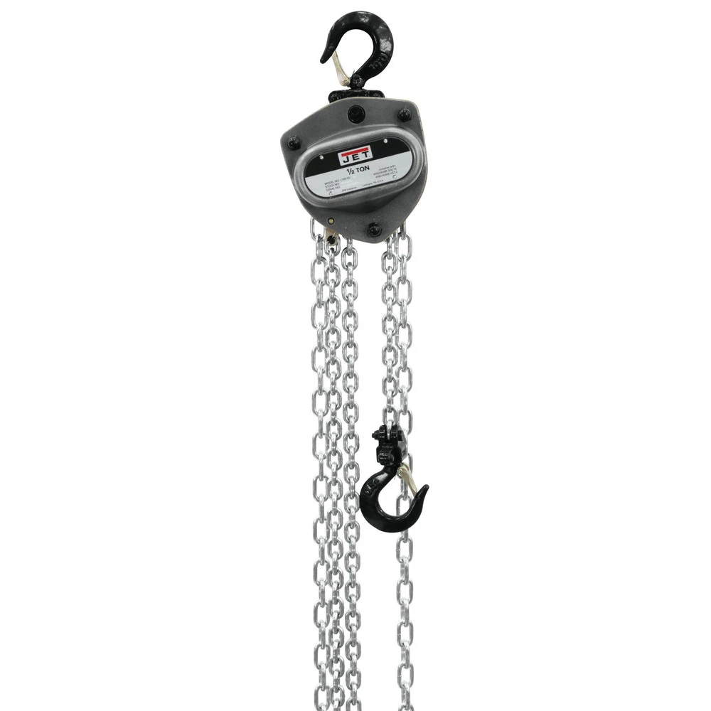 JET L100-50-10 1/2 Ton 10 Ft. Lift Hand Chain Hoist 3 JET L100-50-10 1/2 Ton 10 Ft. Lift Hand Chain Hoist