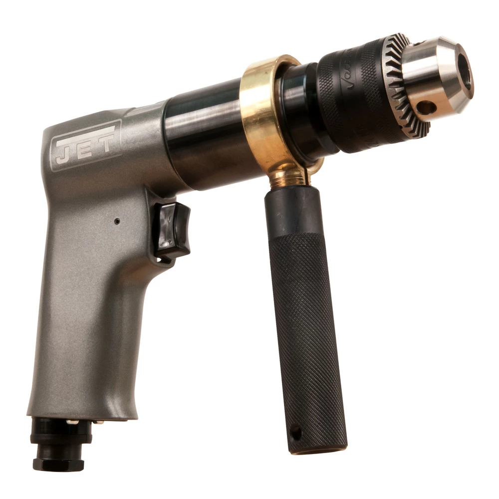 JET JAT-601 R6 1/2 In. Standard Reversible Air Drill 3 JET JAT-601 R6 1/2 In. Standard Reversible Air Drill