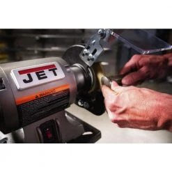 JET 577126 JBG-6W Shop Grinder With Grinding Wheel And Wire Wheel -JET Sales Shop jetn577126 e