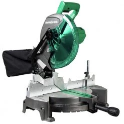 Metabo HPT C10FCGSM 15 Amp Single Bevel 10 In. Corded Compound Miter Saw
