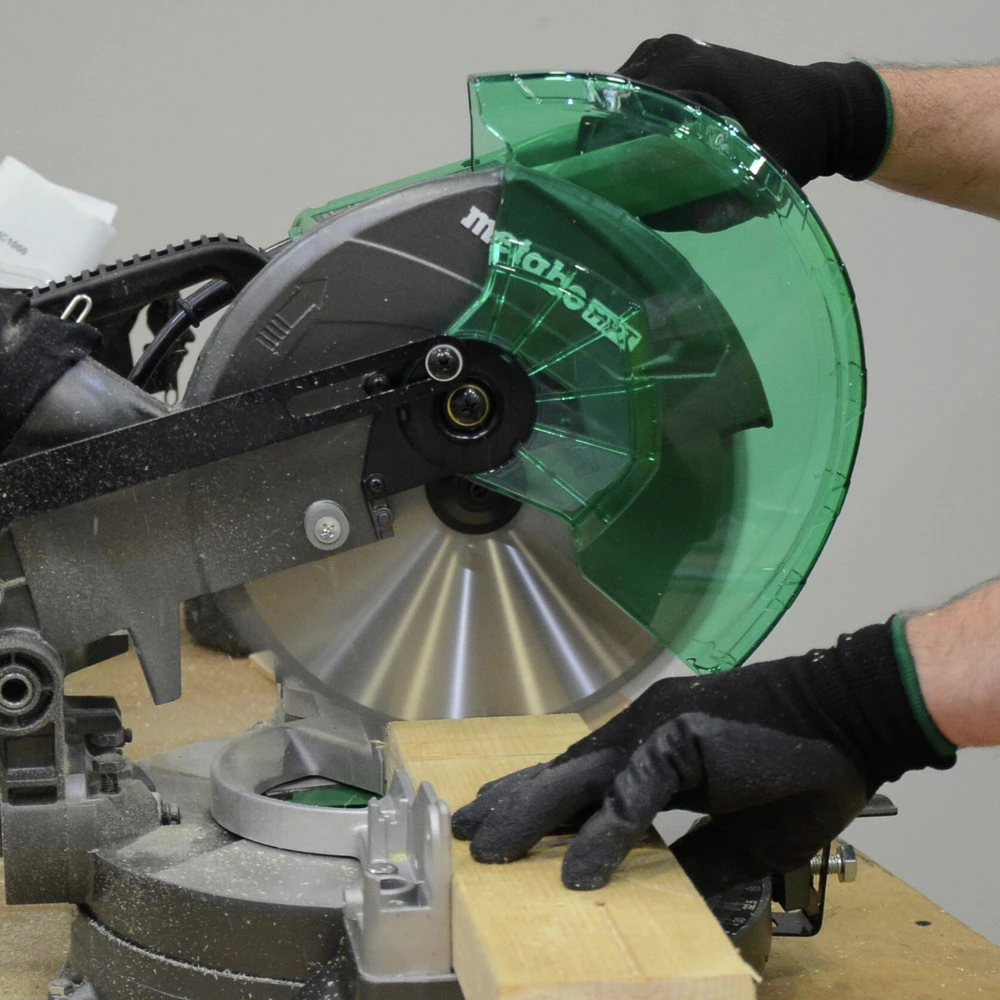 Metabo HPT C10FCGSM 15 Amp Single Bevel 10 In. Corded Compound Miter Saw 8 Metabo HPT C10FCGSM 15 Amp Single Bevel 10 In. Corded Compound Miter Saw - Image 6