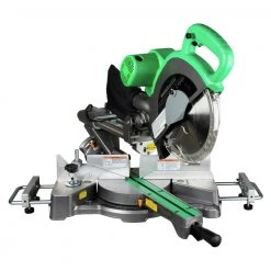 Metabo HPT C10FSHSM 15 Amp Sliding Dual Bevel Compound 10 In. Corded Miter Saw With Adjustable Laser Guide