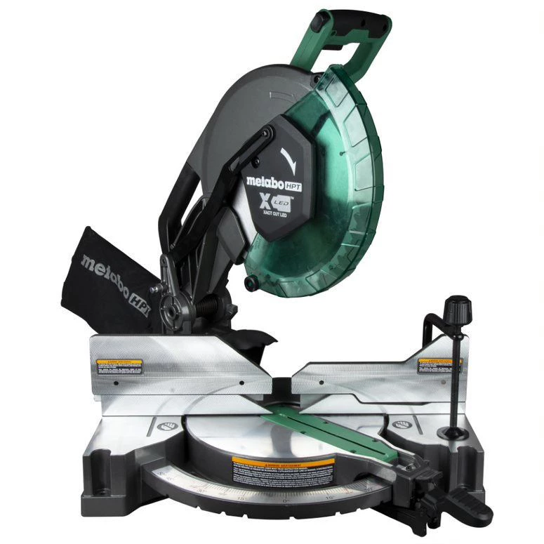 Metabo HPT C12FDHBM Dual Bevel Compound 12 In. Corded Miter Saw With Xact Cut LED Shadow Line System 3 Metabo HPT C12FDHBM Dual Bevel Compound 12 In. Corded Miter Saw With Xact Cut LED Shadow Line System