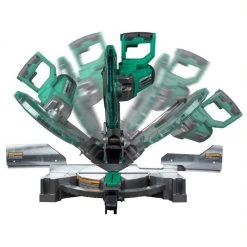Metabo HPT C12FDHBM Dual Bevel Compound 12 In. Corded Miter Saw With Xact Cut LED Shadow Line System 7 Metabo HPT C12FDHBM Dual Bevel Compound 12 In. Corded Miter Saw With Xact Cut LED Shadow Line System -JET Sales Shop mhpnc12fdhbm b
