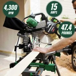 Metabo HPT C12FDHS 15 Amp Dual Bevel 12 In. Corded Miter Saw With Laser Guide 14 Metabo HPT C12FDHS 15 Amp Dual Bevel 12 In. Corded Miter Saw With Laser Guide -JET Sales Shop mhpnc12fdhsm d