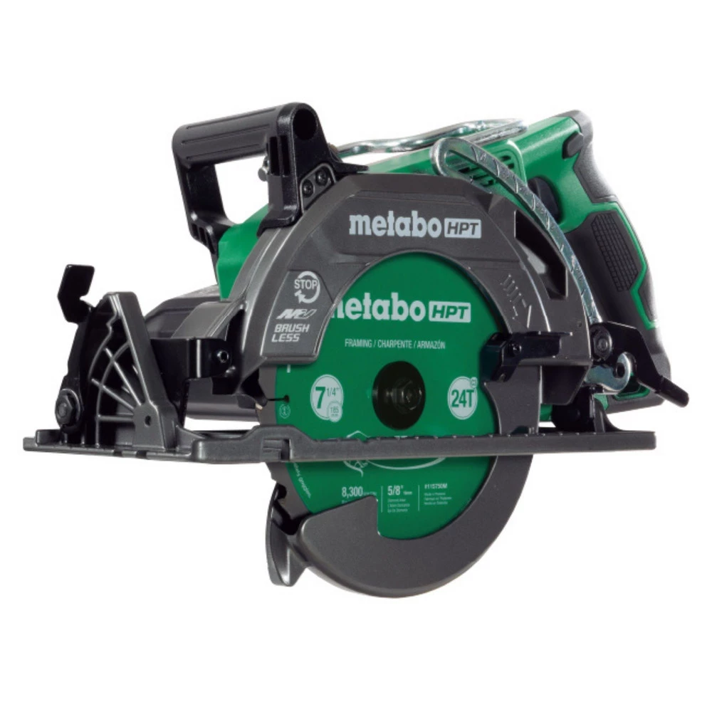 Metabo HPT C3607DWAQ4M MultiVolt 36V Brushless Lithium-Ion 7-1/4 In. Cordless Rear Handle Circular Saw (Tool Only) 8 Metabo HPT C3607DWAQ4M MultiVolt 36V Brushless Lithium-Ion 7-1/4 In. Cordless Rear Handle Circular Saw (Tool Only) - Image 6