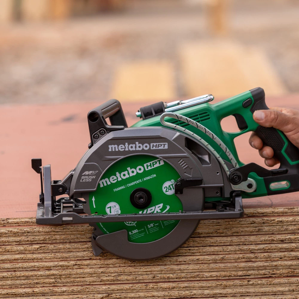 Metabo HPT C3607DWAQ4M MultiVolt 36V Brushless Lithium-Ion 7-1/4 In. Cordless Rear Handle Circular Saw (Tool Only) 13 Metabo HPT C3607DWAQ4M MultiVolt 36V Brushless Lithium-Ion 7-1/4 In. Cordless Rear Handle Circular Saw (Tool Only) - Image 11