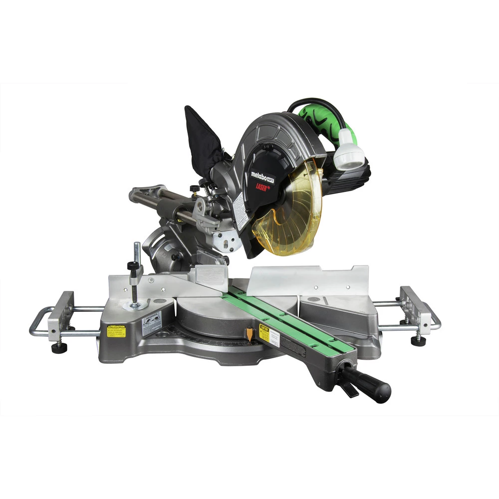 Metabo HPT C8FSHESM 9.5 Amp Single Bevel 8-1/2 In. Corded Sliding Compound Miter Saw 3 Metabo HPT C8FSHESM 9.5 Amp Single Bevel 8-1/2 In. Corded Sliding Compound Miter Saw