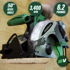Metabo HPT CB18DBLQ4M 18V Brushless Lithium-Ion 3-1/4 In. Band Saw (Tool Only) -JET Sales Shop mhpncb18dblq4m d