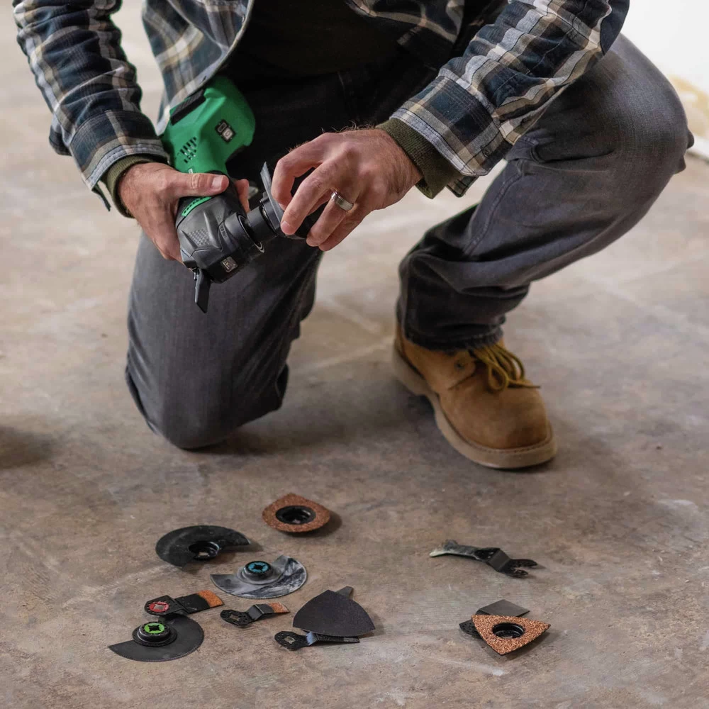 Metabo HPT CV18DBLQ5M 18V Brushless Lithium-Ion Cordless Oscillating Multi-Tool (Tool Only) 10 Metabo HPT CV18DBLQ5M 18V Brushless Lithium-Ion Cordless Oscillating Multi-Tool (Tool Only) - Image 8