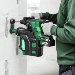 Metabo HPT DH36DPAM MultiVolt 36V Brushless Lithium-Ion 1-1/8 In. Cordless SDS Plus Rotary Hammer Kit With 2 Batteries (4 Ah) -JET Sales Shop mhpndh36dpam g