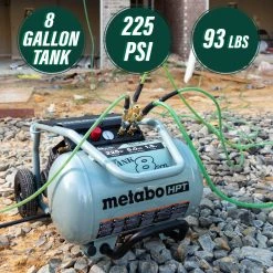 Metabo HPT EC1315SM 1.5 HP 8 Gallon Oil-Free Trolly Air Compressor -JET Sales Shop mhpnec1315sm c