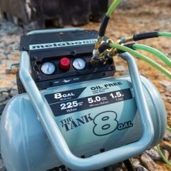 Metabo HPT EC1315SM 1.5 HP 8 Gallon Oil-Free Trolly Air Compressor -JET Sales Shop mhpnec1315sm e