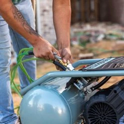 Metabo HPT EC1315SM 1.5 HP 8 Gallon Oil-Free Trolly Air Compressor -JET Sales Shop mhpnec1315sm g