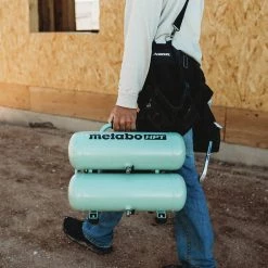 Metabo HPT EC99SM 2 HP 4 Gallon Portable Twin Stack Air Compressor -JET Sales Shop mhpnec99sm g