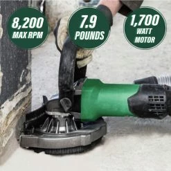 Metabo HPT GM13YM 120V 15 Amp Variable Speed 5 In. Corded Concrete Surfacing Grinder -JET Sales Shop mhpngm13ym c