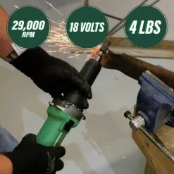 Metabo HPT GP18DAQ4M MultiVolt 18V Brushless Lithium-Ion 2 In. Cordless Die Grinder (Tool Only) -JET Sales Shop mhpngp18daq4m d