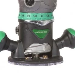 Metabo HPT KM12VCM 2-1/4 HP Variable Speed Plunge And Fixed Base Router Kit -JET Sales Shop mhpnkm12vcm b