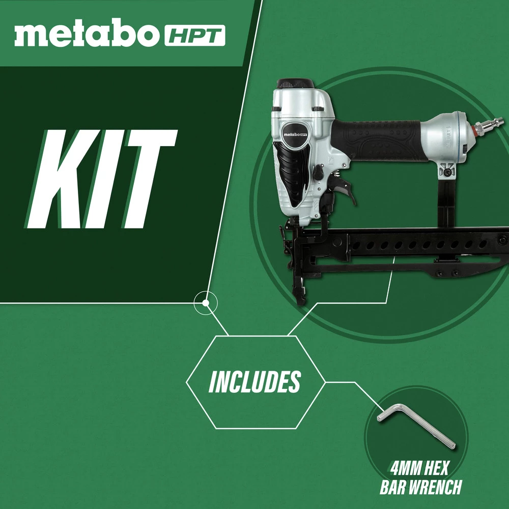 Metabo HPT N5008AC2M 16-Gauge 7/16 In. Crown 2 In. Construction Stapler 4 Metabo HPT N5008AC2M 16-Gauge 7/16 In. Crown 2 In. Construction Stapler - Image 2