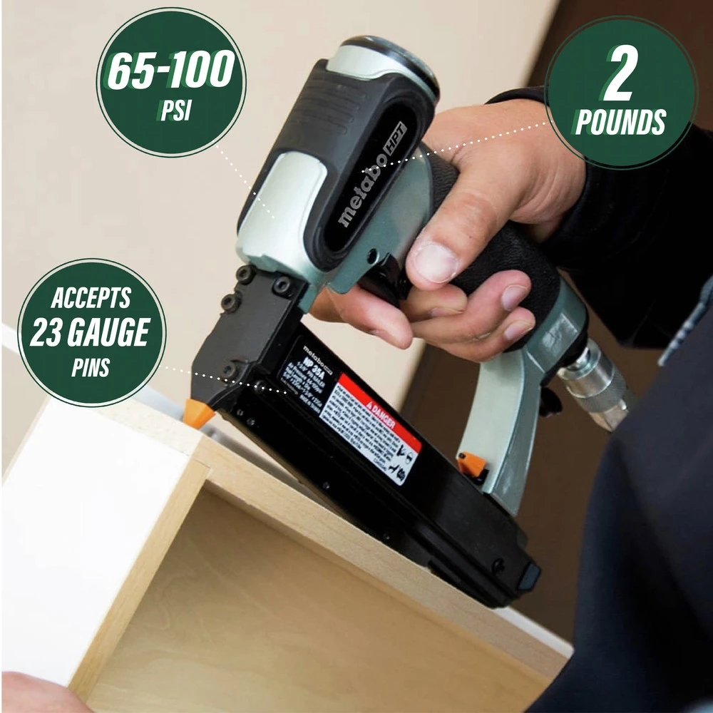 Metabo HPT NP35AM 1-3/8 In. 23-Gauge Micro Pin Nailer 5 Metabo HPT NP35AM 1-3/8 In. 23-Gauge Micro Pin Nailer - Image 3