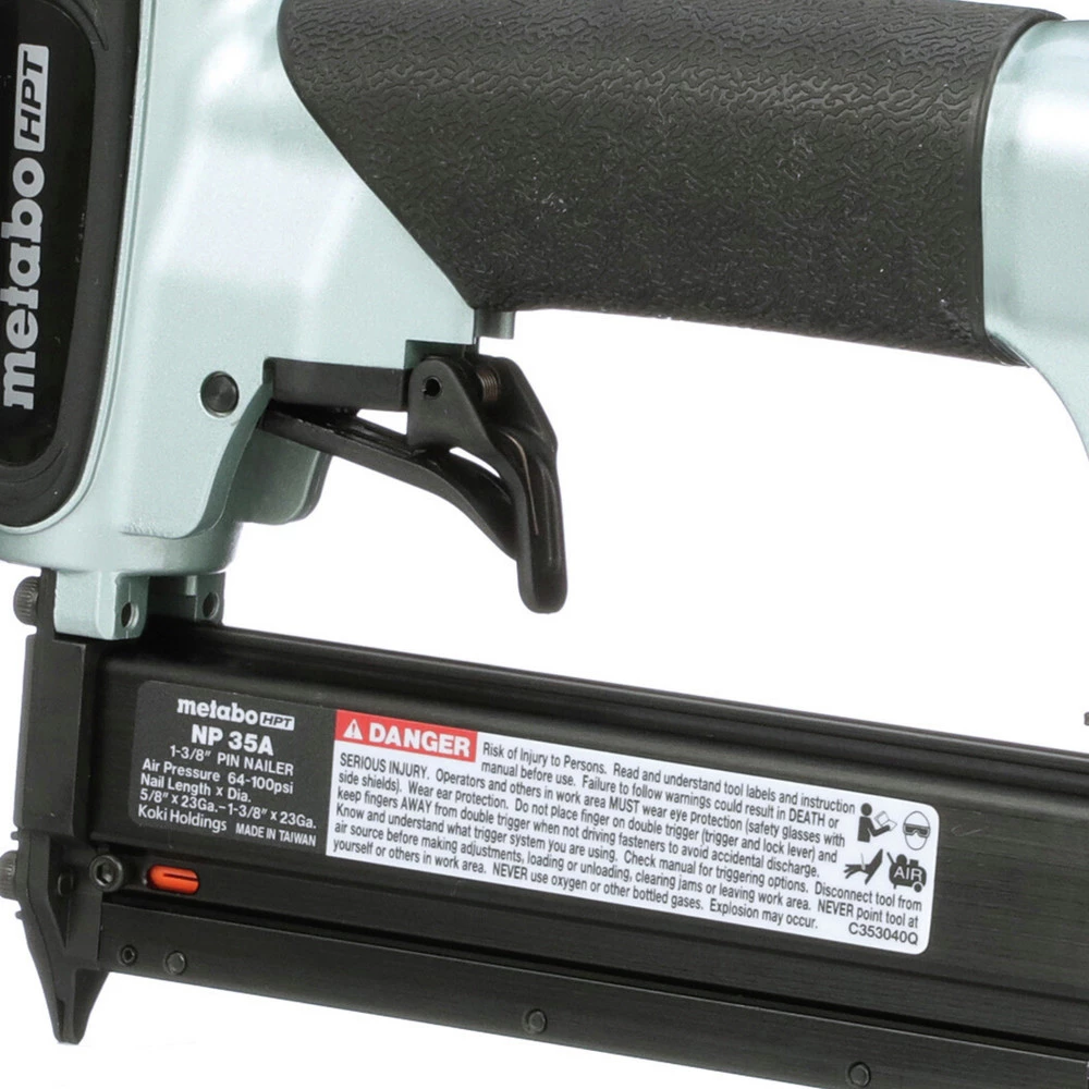 Metabo HPT NP35AM 1-3/8 In. 23-Gauge Micro Pin Nailer 7 Metabo HPT NP35AM 1-3/8 In. 23-Gauge Micro Pin Nailer - Image 5
