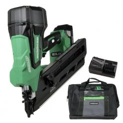 Metabo HPT NR1890DCSM 3-1/2 In. 18V Brushless Clipped Head Framing Nail Gun Kit
