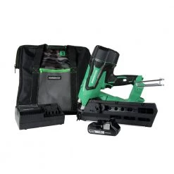 Metabo HPT NR1890DRSM 3-1/2 In. 18V Brushless Full Round Head Framing Nail Gun Kit
