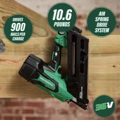 Metabo HPT NR3665DAM MultiVolt 36V Brushless Lithium-Ion Cordless Metal Connector Nailer Kit (2.5 Ah) -JET Sales Shop mhpnnr3665dam b