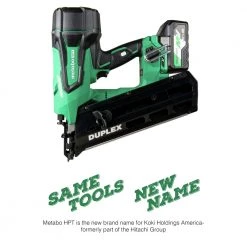 Metabo HPT NR3675DDM MultiVolt 36V Brushless Lithium-Ion 21 Degree 3-1/2 In. Cordless Duplex Nailer Kit (2.5 Ah) 24 Metabo HPT NR3675DDM MultiVolt 36V Brushless Lithium-Ion 21 Degree 3-1/2 In. Cordless Duplex Nailer Kit (2.5 Ah) -JET Sales Shop mhpnnr3675ddm f
