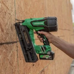 Metabo HPT NR3690DCM MultiVolt 36V Brushless Lithium-Ion Cordless Paper Strip Framing Nailer Kit (2.5 Ah) -JET Sales Shop mhpnnr3690dcm l