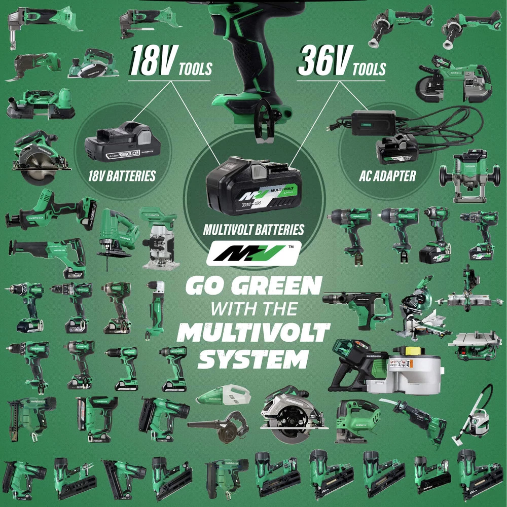 Metabo HPT NR3690DRM MultiVolt 36V Brushless Lithium-Ion 21 Degree Cordless Framing Nailer Kit (2.5 Ah) 7 Metabo HPT NR3690DRM MultiVolt 36V Brushless Lithium-Ion 21 Degree Cordless Framing Nailer Kit (2.5 Ah) - Image 5