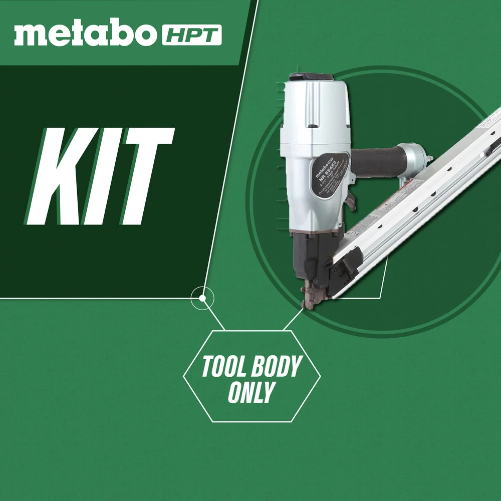 Metabo HPT NR65AK2M 36 Degree 2-1/2 In. Strap-Tite Metal Connector Nailer 4 Metabo HPT NR65AK2M 36 Degree 2-1/2 In. Strap-Tite Metal Connector Nailer - Image 2