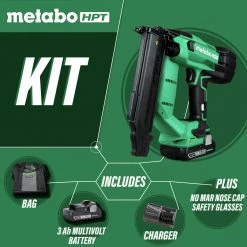Metabo HPT NT1850DFM MultiVolt 18V Brushless Lithium-Ion 18 Gauge Cordless Brad Nailer Kit (3 Ah) -JET Sales Shop mhpnnt1850dfm a