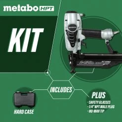 Metabo HPT NT65M2SM 16-Gauge 2-1/2 In. Oil-Free Straight Finish Nailer Kit -JET Sales Shop mhpnnt65m2sm a