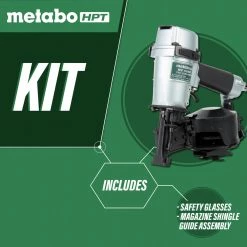 Metabo HPT NV45AB2M 16 Degree 1-3/4 In. Coil Roofing Nailer -JET Sales Shop mhpnnv45ab2m a