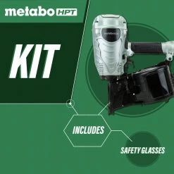 Metabo HPT NV90AGSM 16-Degree Wire Collated 3-1/2 In. Coil Framing Nailer -JET Sales Shop mhpnnv90agsm a