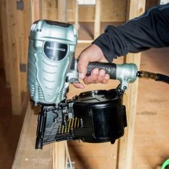 Metabo HPT NV90AGSM 16-Degree Wire Collated 3-1/2 In. Coil Framing Nailer -JET Sales Shop mhpnnv90agsm f