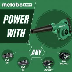 Metabo HPT RB18DCQ4M MultiVolt 18V Lithium-Ion Cordless Compact Blower (Tool Only) -JET Sales Shop mhpnrb18dcq4m c
