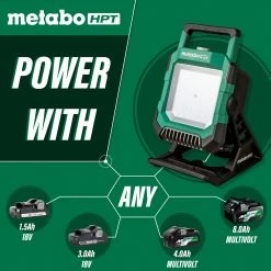 Metabo HPT UB18DCQ4M 18V MultiVolt Lithium-Ion 11.8 In. Cordless Work Light (Tool Only) -JET Sales Shop mhpnub18dcq4m e