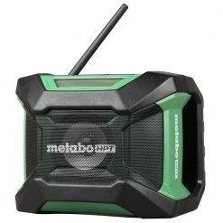 Metabo HPT UR18DAQ4M MultiVolt 18V Lithium-Ion Cordless Bluetooth Radio (Tool Only) -JET Sales Shop mhpnur18daq4m b