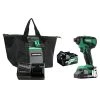 Metabo HPT WH18DBFL2TM 18V Brushless Lithium-Ion 1/4 In. Cordless Impact Driver Kit (3 Ah/5 Ah)