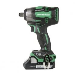 Metabo HPT WR18DBDL2M 18V Cordless Lithium-Ion 1/2 In. Impact Wrench With 6.0 Ah Batteries