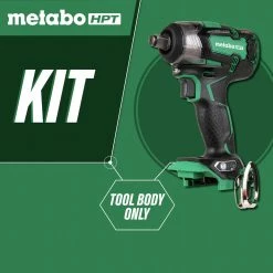 Metabo HPT WR18DBDL2Q4M 18V Brushless Lithium-Ion 1/4 In. Cordless Triple Hammer Impact Wrench (Tool Only) -JET Sales Shop mhpnwr18dbdl2q4m a
