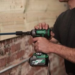 Metabo HPT WR18DBDL2Q4M 18V Brushless Lithium-Ion 1/4 In. Cordless Triple Hammer Impact Wrench (Tool Only) -JET Sales Shop mhpnwr18dbdl2q4m f