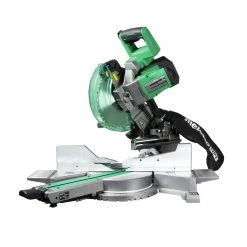 Factory Reconditioned Metabo HPT C10FSHCTM 15 Amp Sliding Dual Bevel Compound 10 In. Corded Miter Saw With Laser Marker -JET Sales Shop mhprc10fshctm b