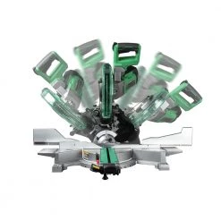 Factory Reconditioned Metabo HPT C10FSHCTM 15 Amp Sliding Dual Bevel Compound 10 In. Corded Miter Saw With Laser Marker -JET Sales Shop mhprc10fshctm e
