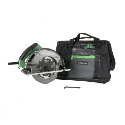 Factory Reconditioned Metabo HPT C7SB3M 15 Amp Single Bevel 7-1/4 In. Corded Circular Saw With Blower Function, And Aluminum Die Cast Base