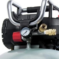 Factory Reconditioned Metabo HPT EC710SMR 1 HP 6 Gallon Oil-Free Pancake Air Compressor -JET Sales Shop mhprec710smr b