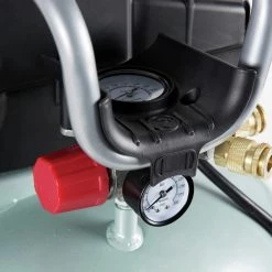 Factory Reconditioned Metabo HPT EC710SMR 1 HP 6 Gallon Oil-Free Pancake Air Compressor -JET Sales Shop mhprec710smr d